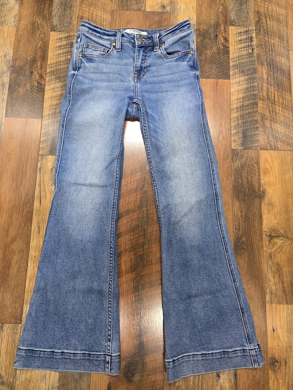 Rock & Roll Denim Mid Rise Trouser JeansSize 26/32